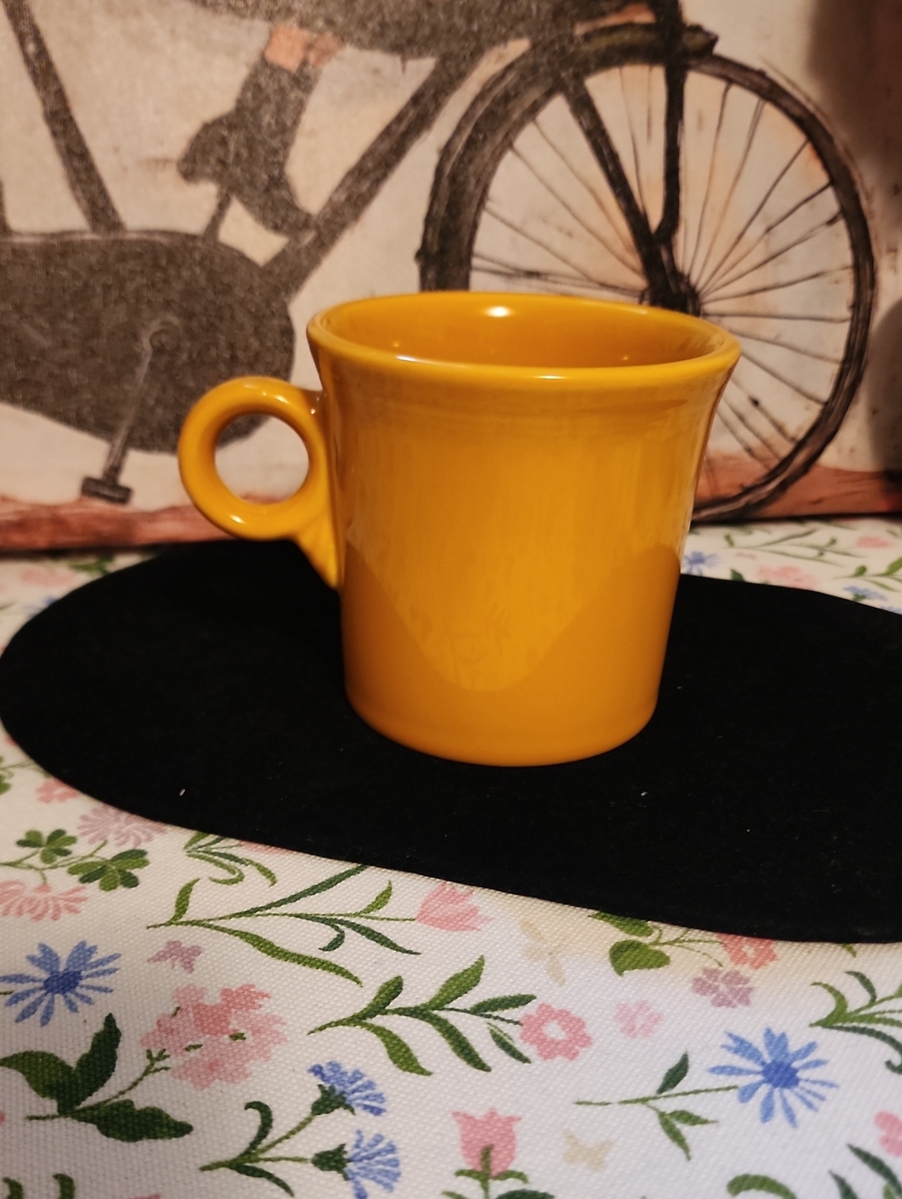 Fiestaware Orange Ironstone-Style Coffee Mug